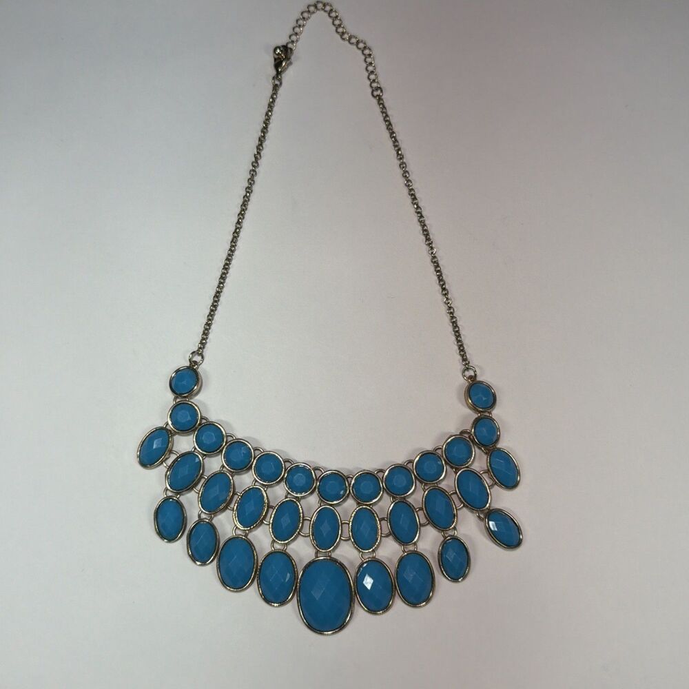 Blue Necklace Costume Jewelry
